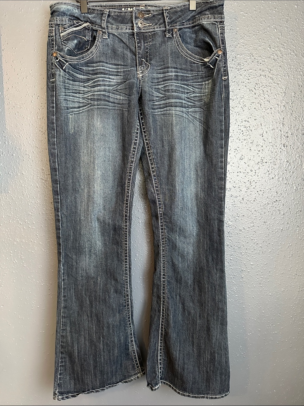 Hydraulic Women's Faded Blue Flare Jeans